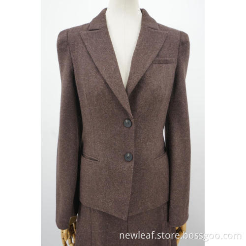 Damen gewebter Modeblazer